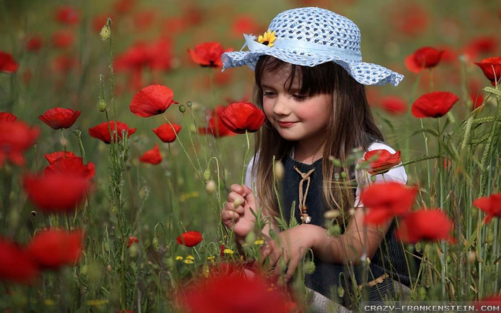 Cute Baby In Flower Garden - 1920x1200 Wallpaper Cute Baby In Flower Garden - 1920x1200 Wallpaper