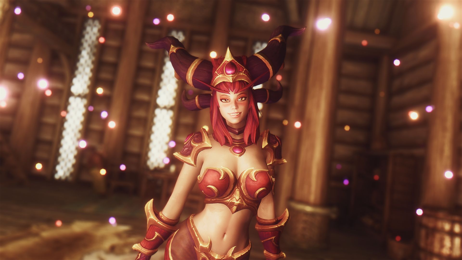 Skyrim Alexstrasza - HD Wallpaper 