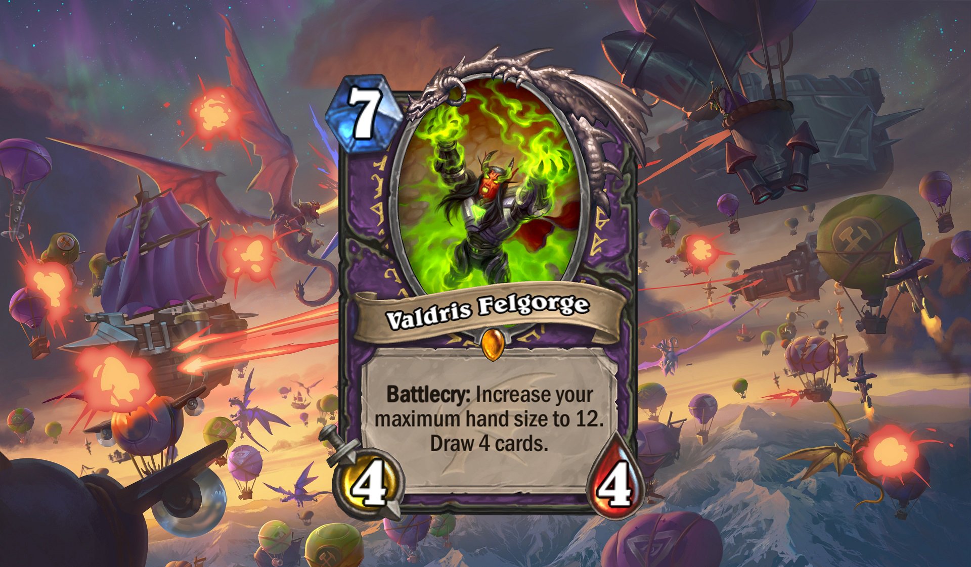 Hearthstone - Valdris Felgorge - Hearthstone Descent Of Dragons - HD Wallpaper 