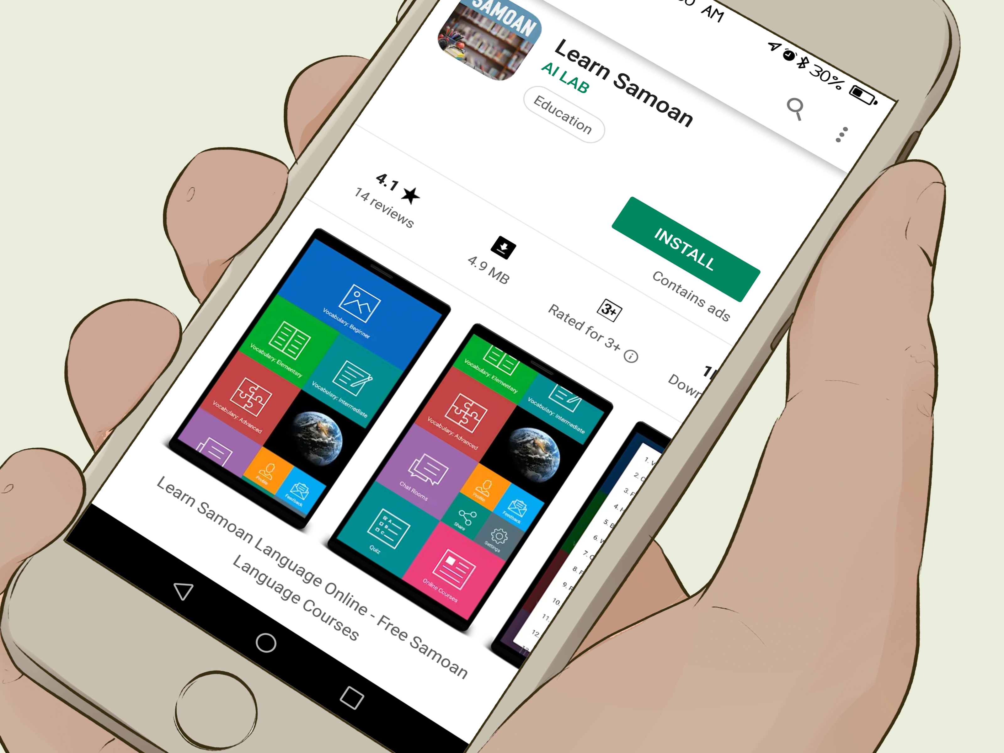 Image Titled Speak Samoan Step - Smartphone - HD Wallpaper 