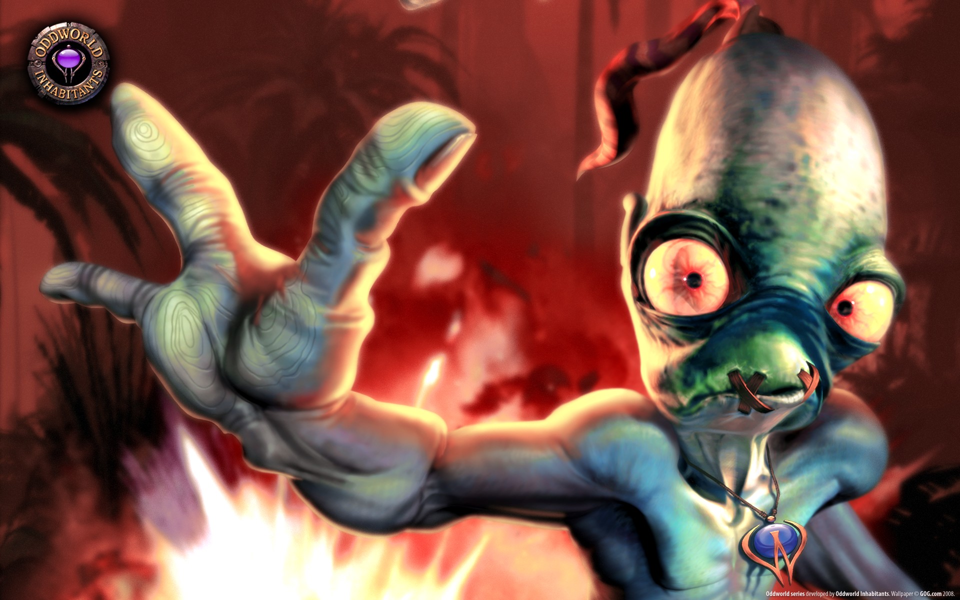 Oddworld Abe's Oddysee Aliens - HD Wallpaper 