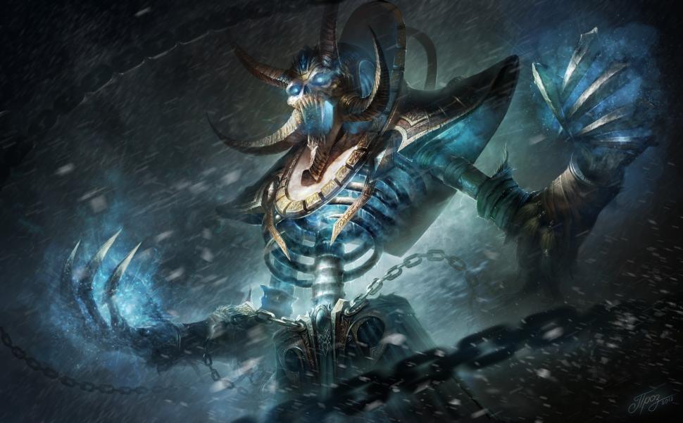 Kel Thuzad, World Of Warcraft - Kel Thuzad - HD Wallpaper 