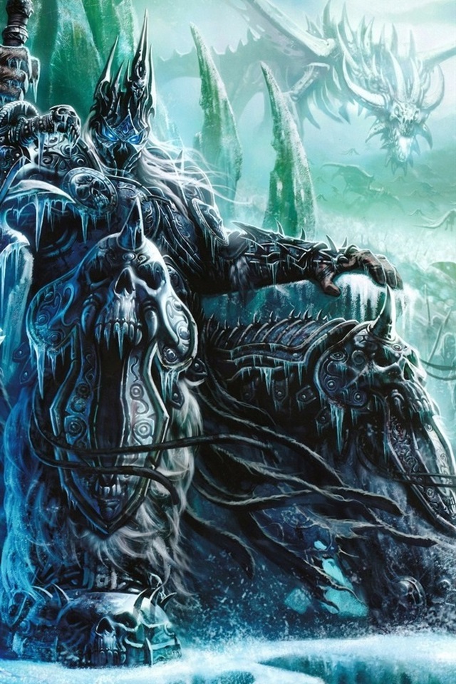 Death Knight Lich King - HD Wallpaper 