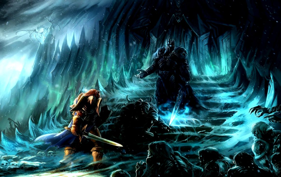 Dreamy Fantasy World Of Warcraft Lich King Artwork - Warcraft Lich King Art - HD Wallpaper 