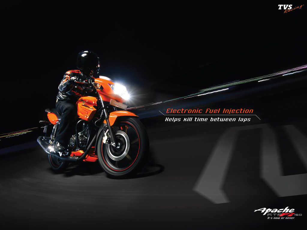 Tvs Apache Rtr 160 Fi - HD Wallpaper 