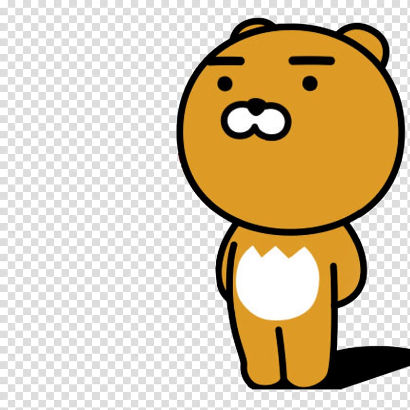 Bear Illustration, Kakaotalk Kakao Friends Friends - Kakao Friends Ryan Png - HD Wallpaper 
