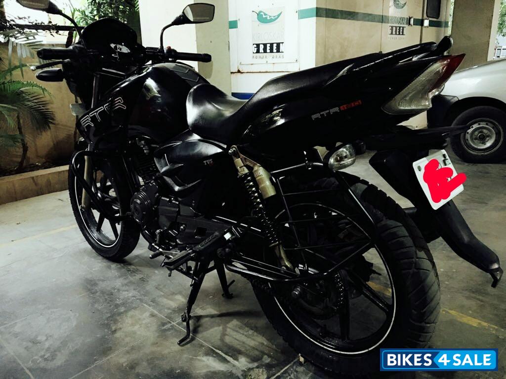 Black Tvs Apache Rtr - Motorcycle - HD Wallpaper 