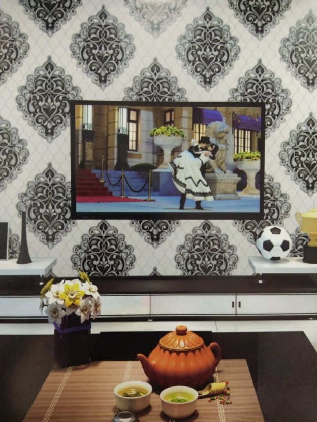 Tv Area Design - HD Wallpaper 