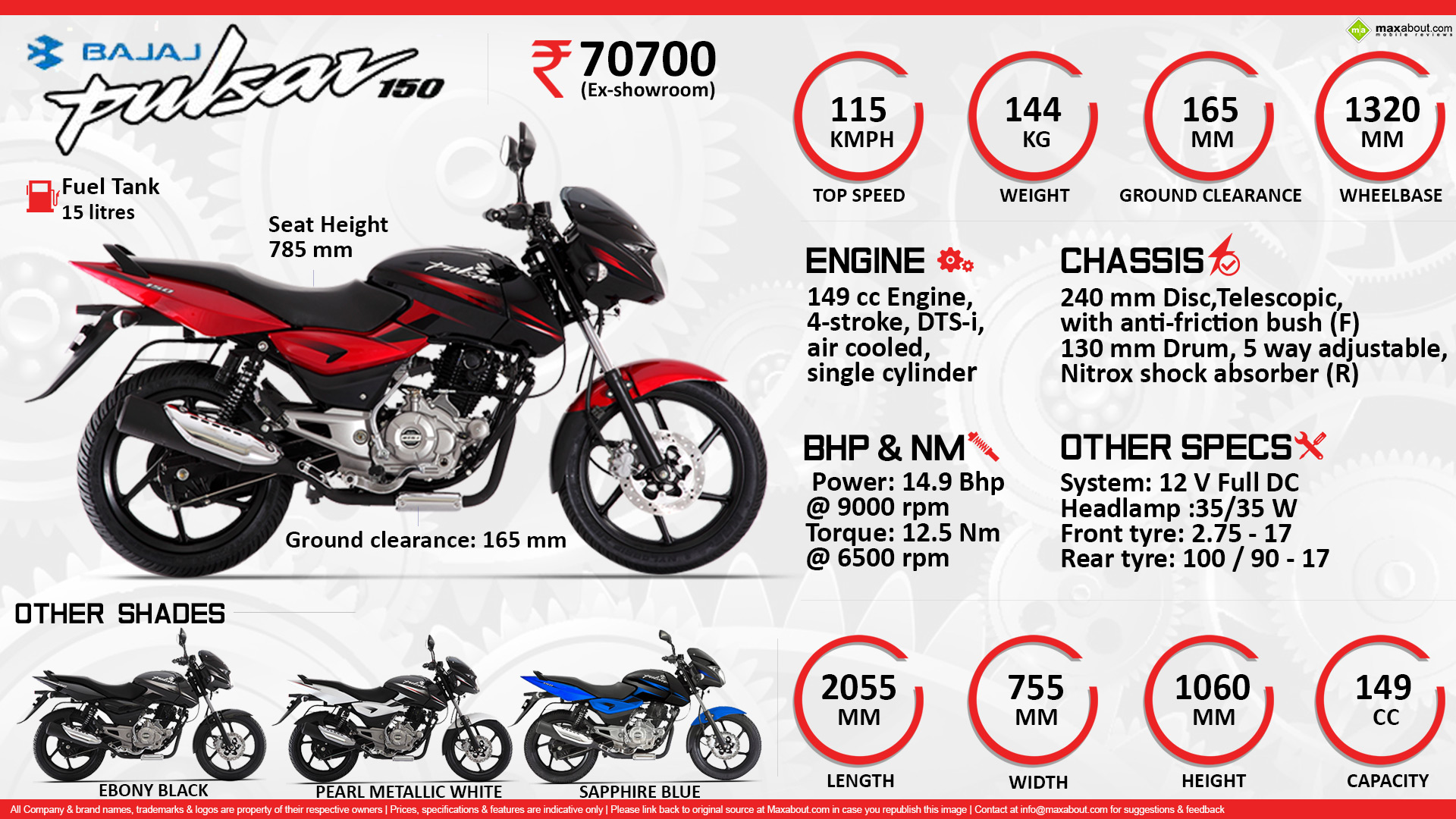 Infographics Image - Bajaj Pulsar 150 Specification - 1920x1080 Wallpaper - Infographics Image - Bajaj Pulsar 150 Specification - 1920x1080 Wallpaper -