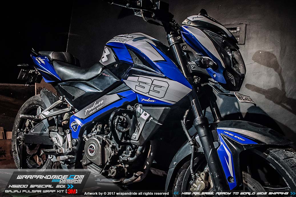 Bajaj Pulsar Ns 200 Limited Edition Wrap/decal Kit - All Pulsar Ns 200 - HD Wallpaper 