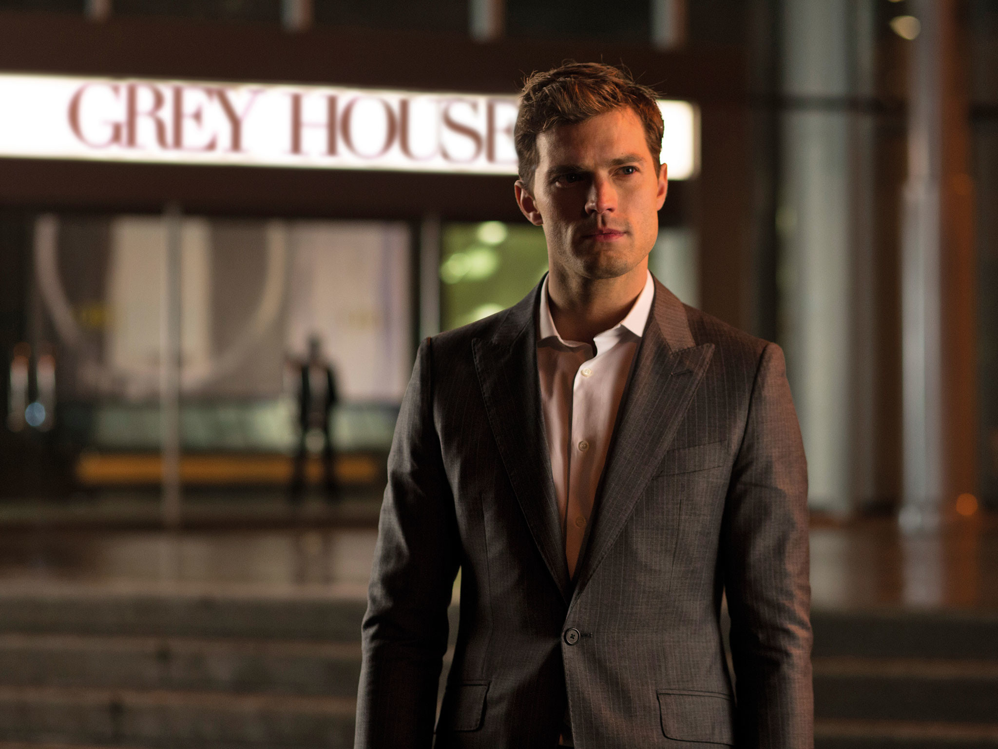 Fifty Shades Of Grey Movie - Jamie Dornan As Christian Grey - HD Wallpaper 