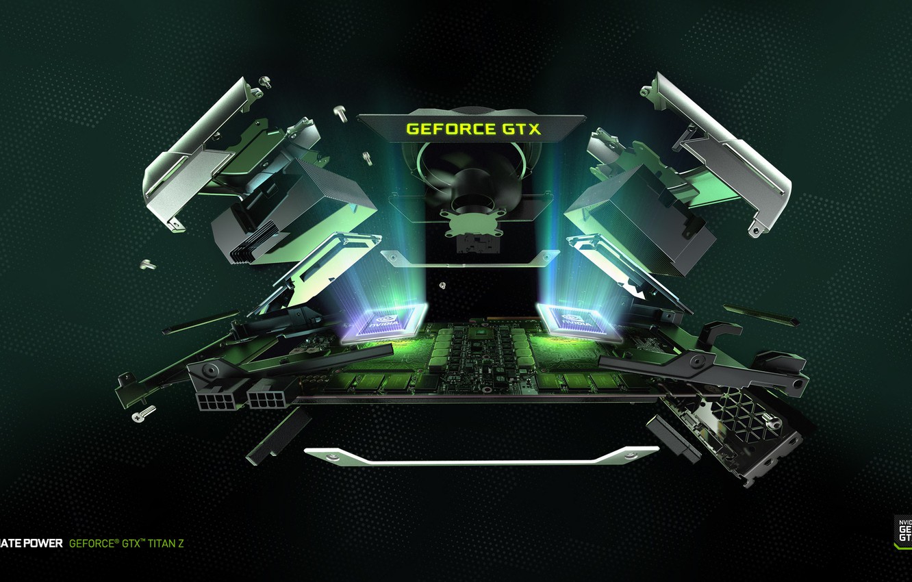 Photo Wallpaper Nvidia, Geforce, Accelerator, Gtx Titan - Hd Nvidia Geforce - HD Wallpaper 
