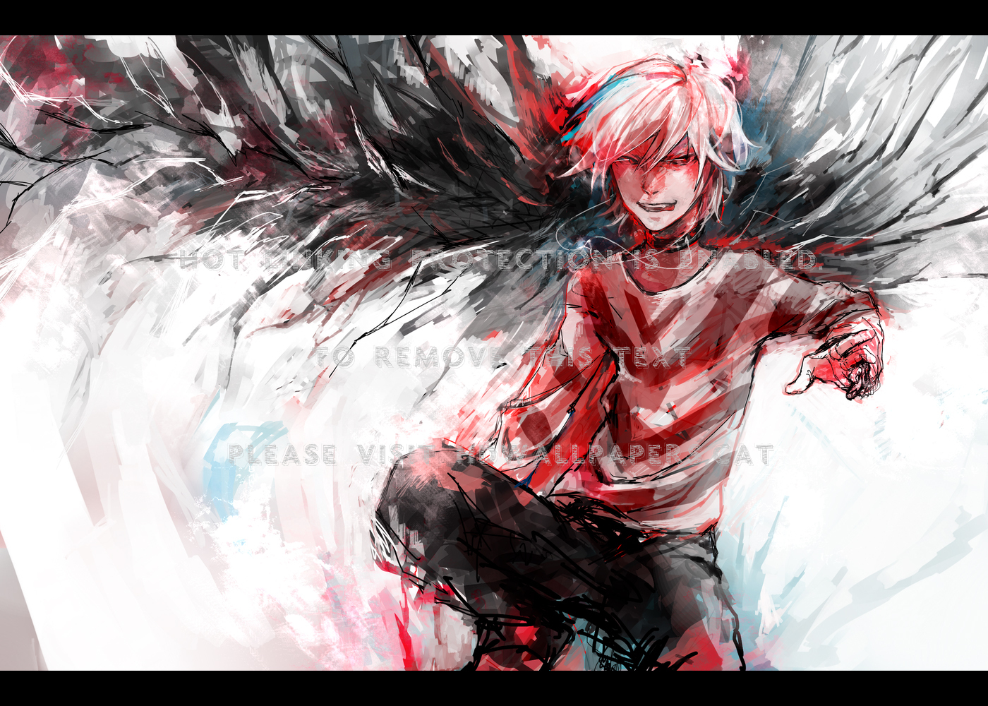 Accelerator Sketchy Male Squatting Red Eyes - Accelerator Red Eyes - HD Wallpaper 