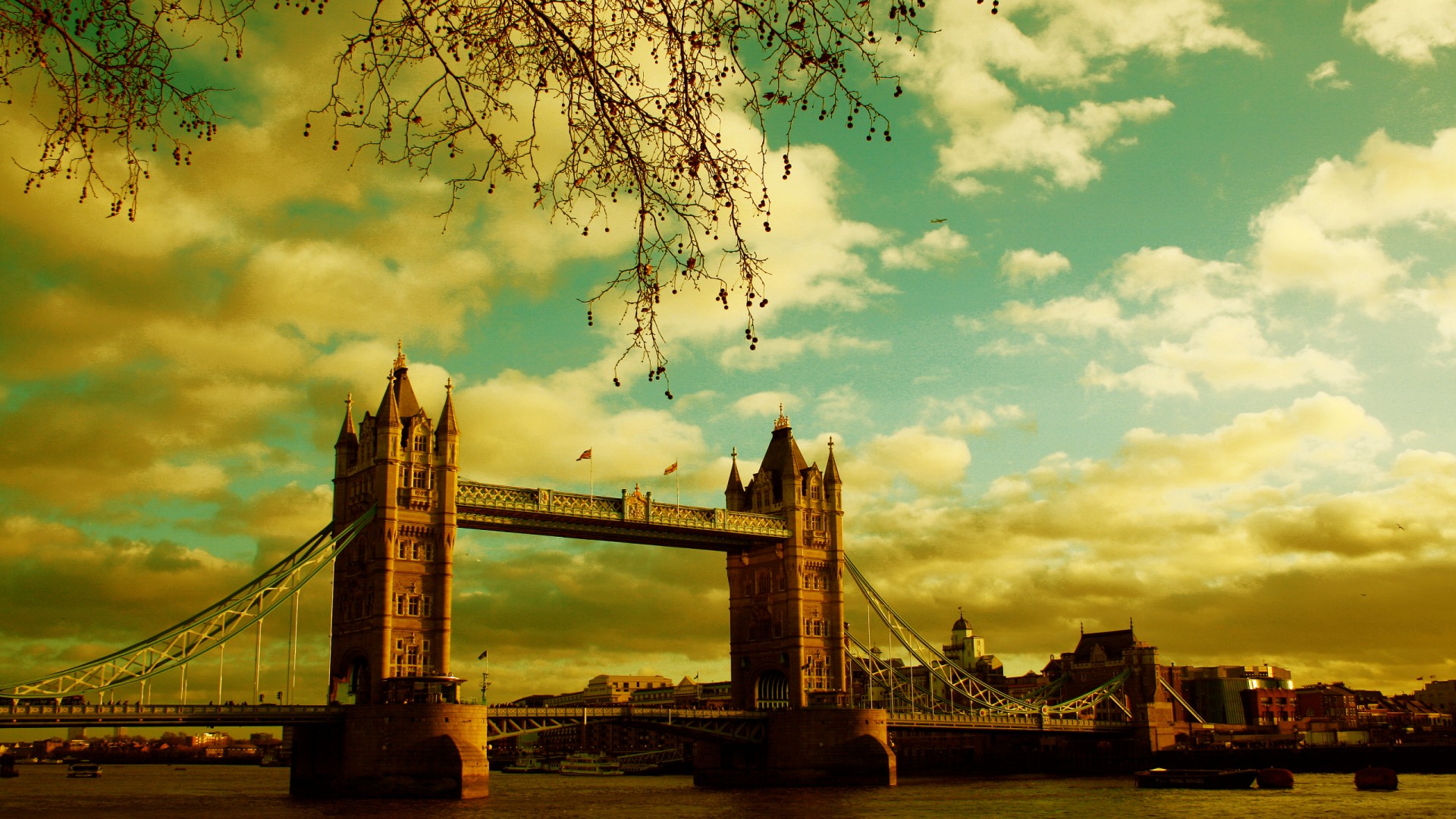 Tower Bridge - HD Wallpaper 