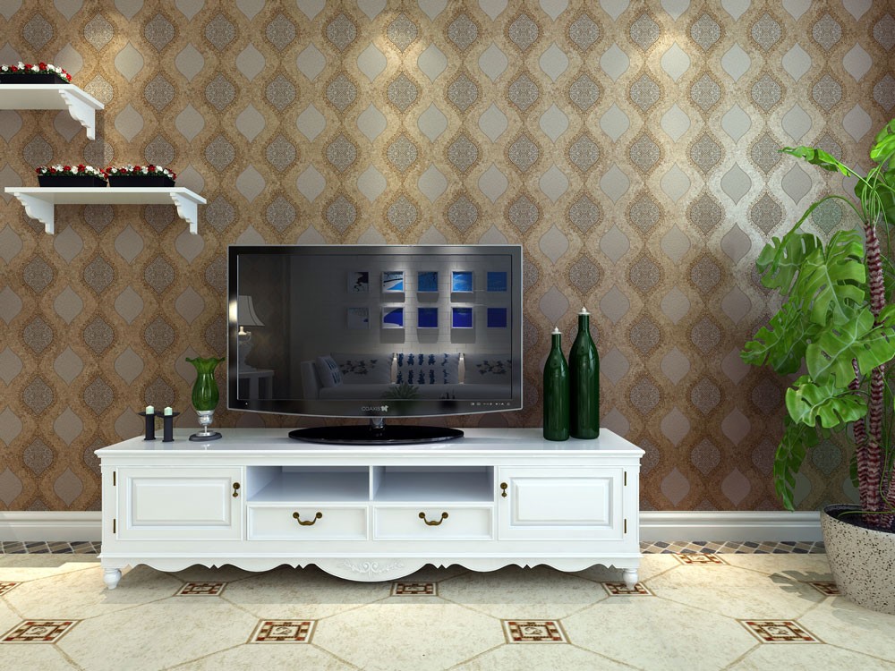 Cheap Wallpaper/wallpaper Lcd Tv Showcase Designs - Cabinetry - HD Wallpaper 