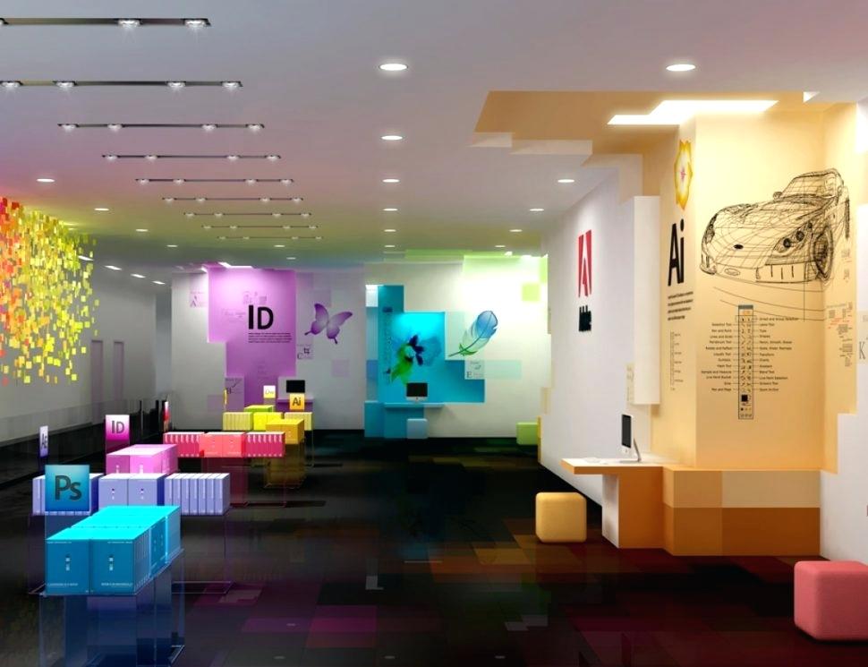 Interior Cool Office Wallpaper Contemporary On Interior - Diwali Bay Decoration Theme - HD Wallpaper 