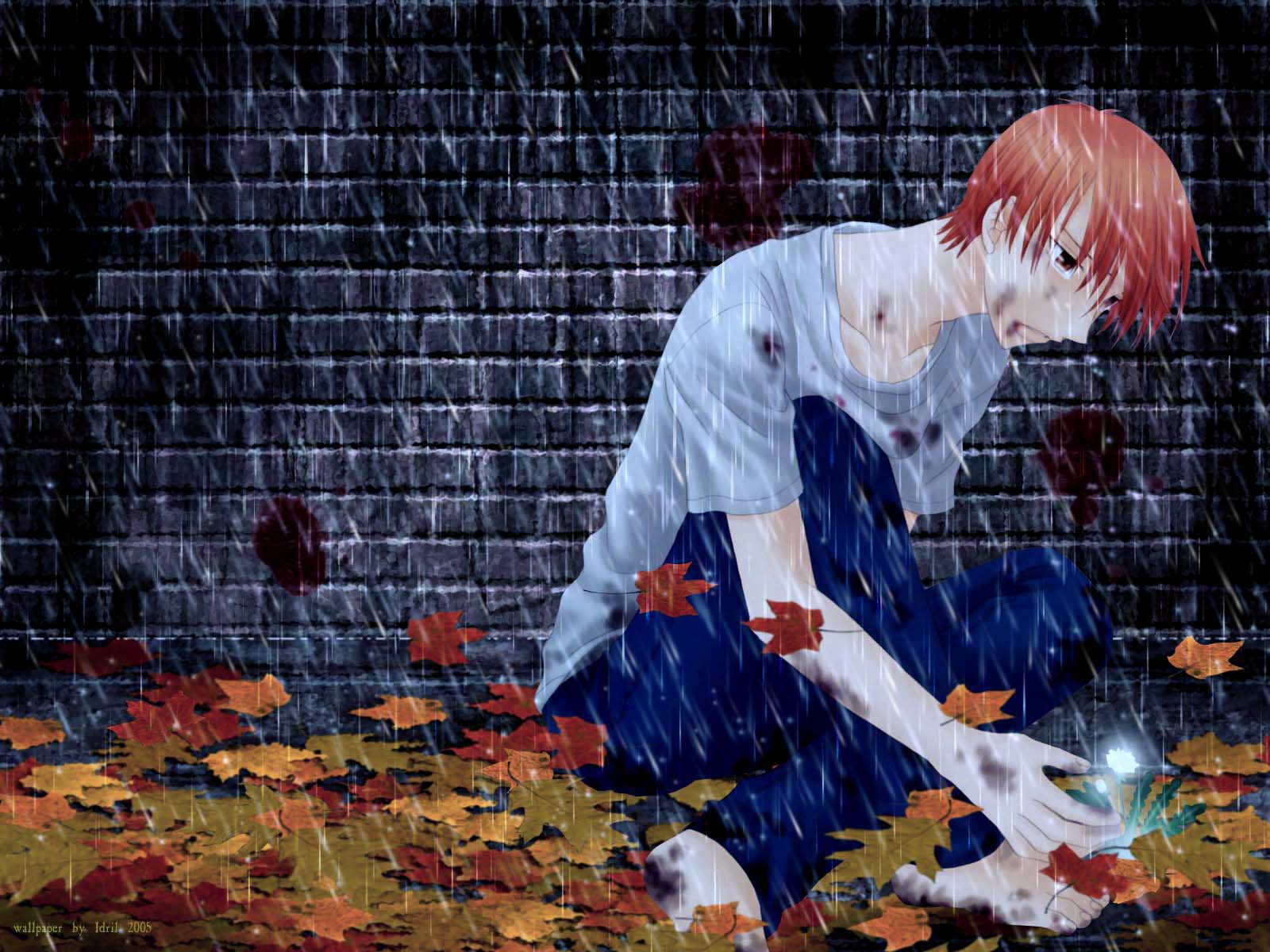 Natsuki Takaya, Fruits Basket, Kyo Sohma Wallpaper - Autumn - HD Wallpaper 