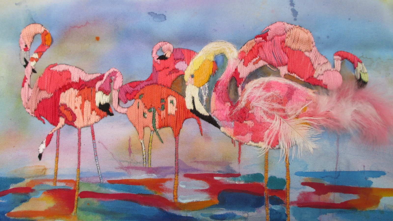 Greater Flamingo - HD Wallpaper 