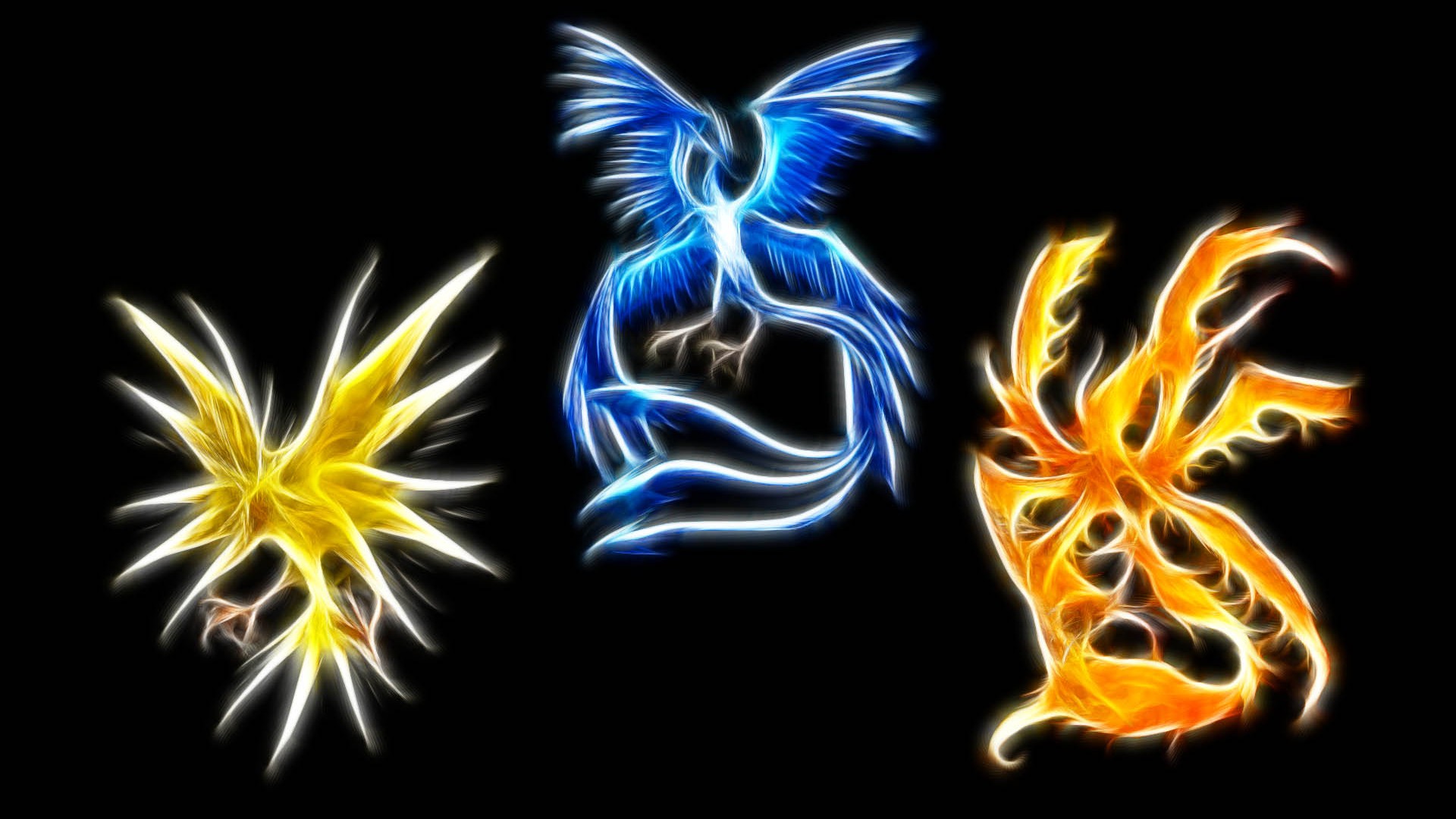 Pokemon Wallpaper Legendary Birds - HD Wallpaper 