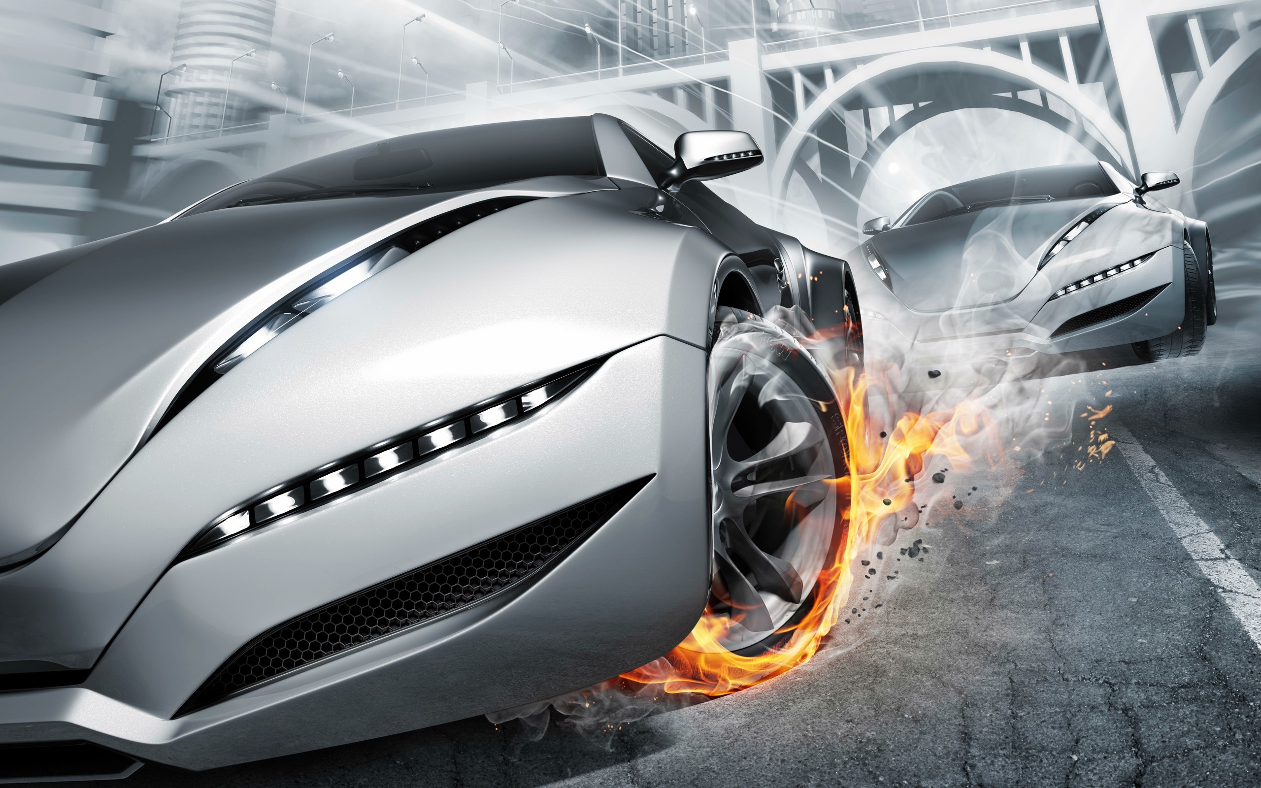 Ultimate Race - Fast And Furious 7 Hd Wallpaper Car - 2560x1600 Wallpaper -  
