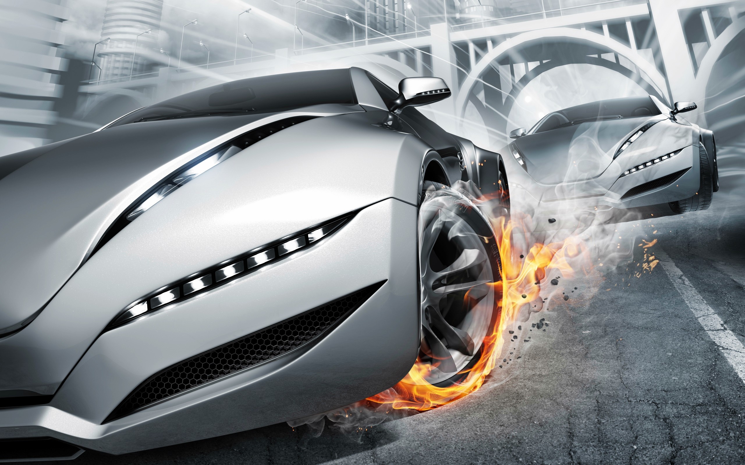 Ultimate Race - Fast And Furious 7 Hd Wallpaper Car - HD Wallpaper 