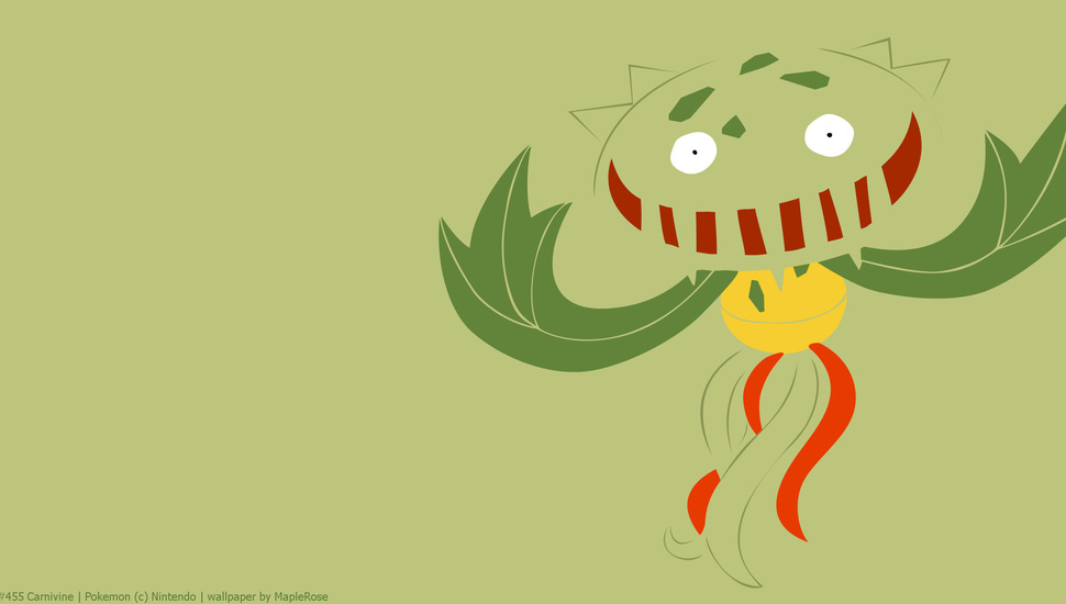 Cacnea, Pokemon Desktop Background - Carnivine - HD Wallpaper 