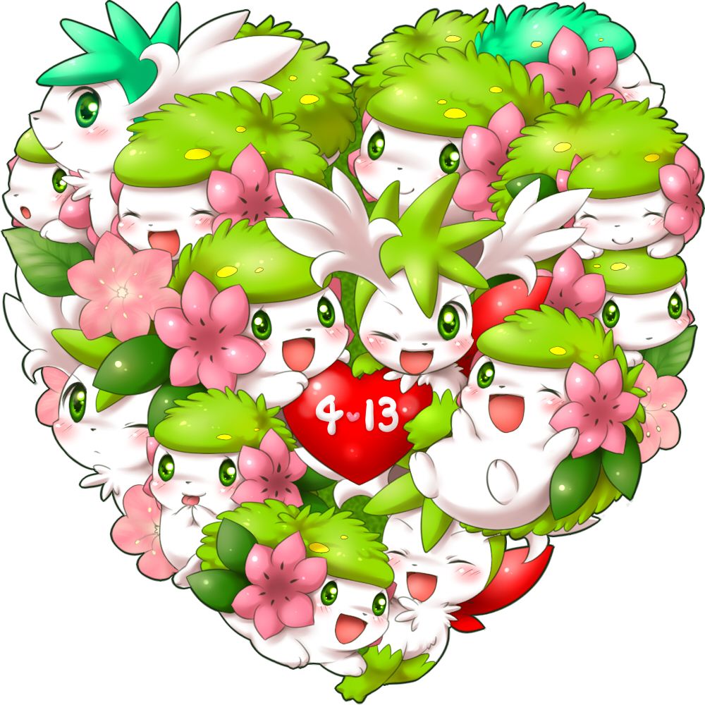 Kawaii Pokemon Shaymin Art - HD Wallpaper 