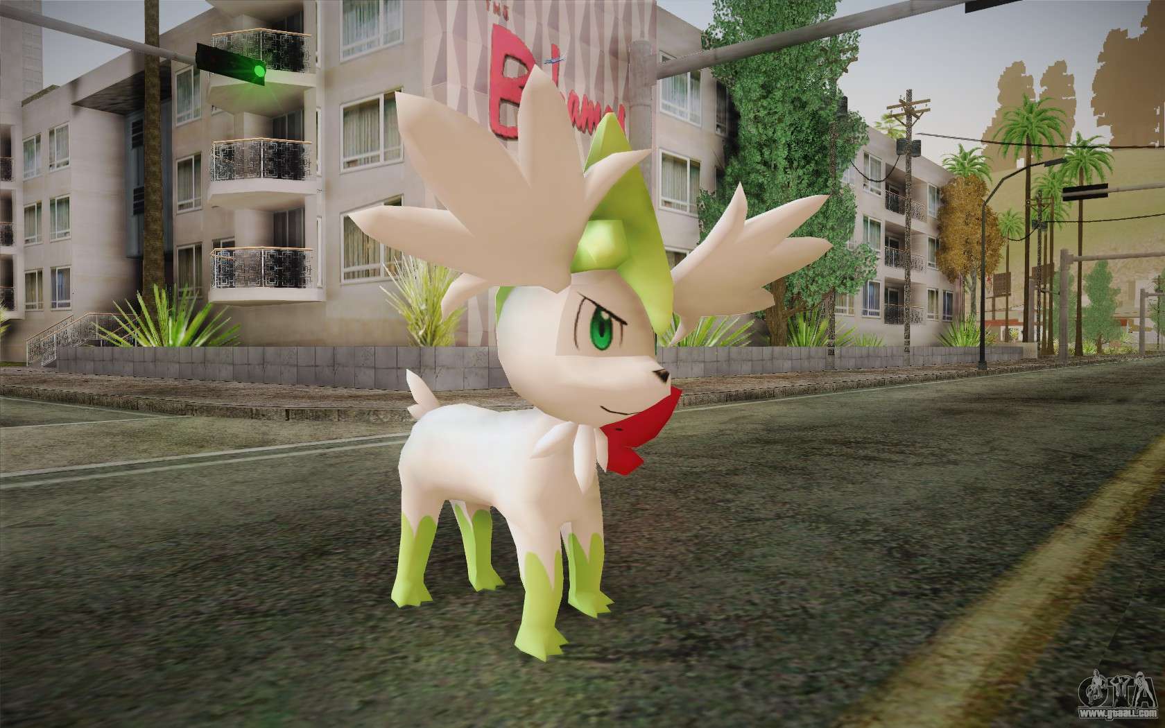 Shaymin Sky From Pokemon For Gta San Andreas - Animal Figure - HD Wallpaper 
