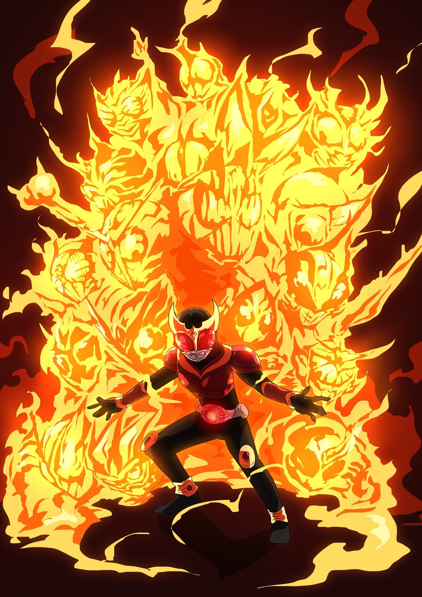 Kamen Rider Heisei Art - HD Wallpaper 