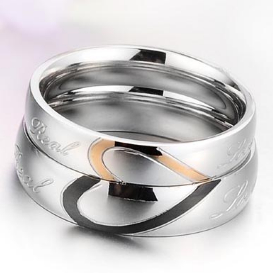 Half Heart Wallpaper - Harga Cincin Titanium Couple - HD Wallpaper 