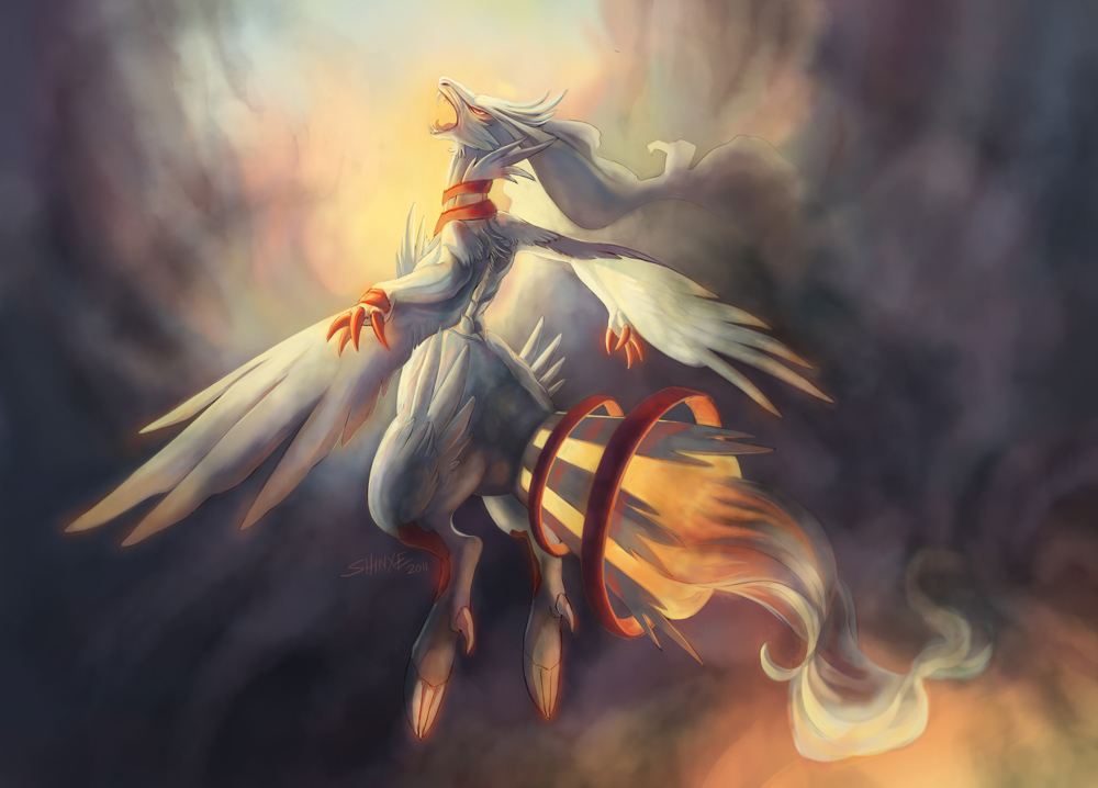 Pokemon - Reshiram - Reshiram Fan Art - HD Wallpaper 