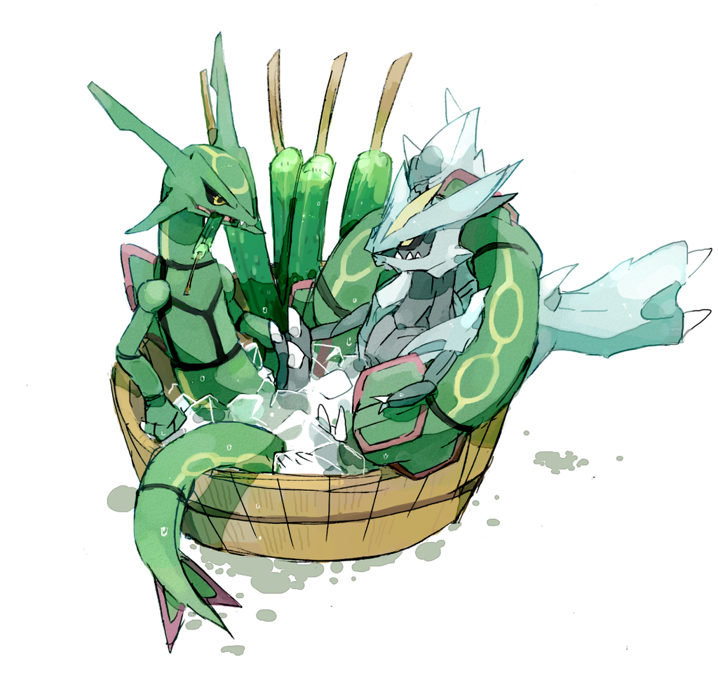 Pokémon Yellow Pikachu Plant Flowering Plant Fictional - Rayquaza And Kyurem - HD Wallpaper 