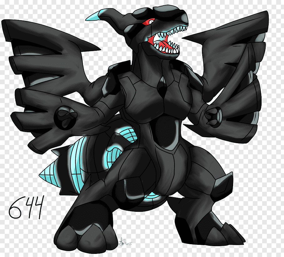 Pokémon X And Y Zekrom Pokémon Go Drawing, Pokemon - Illustration - HD Wallpaper 