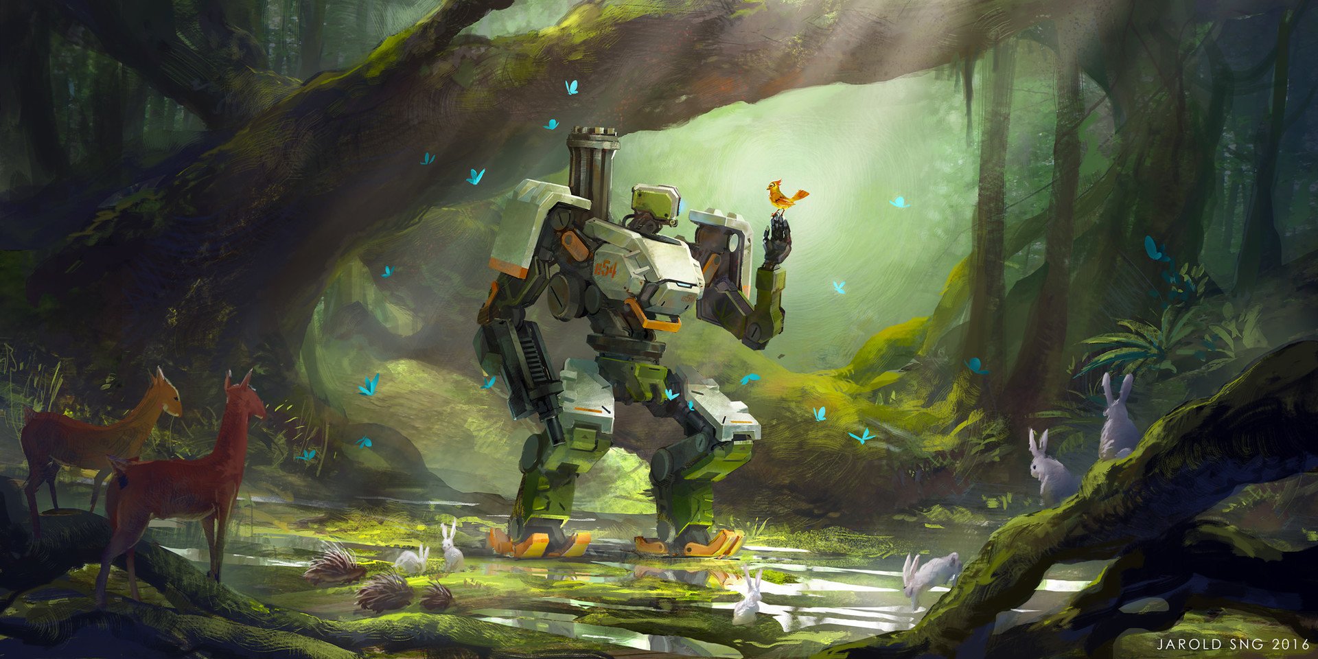 Bastion Overwatch - HD Wallpaper 