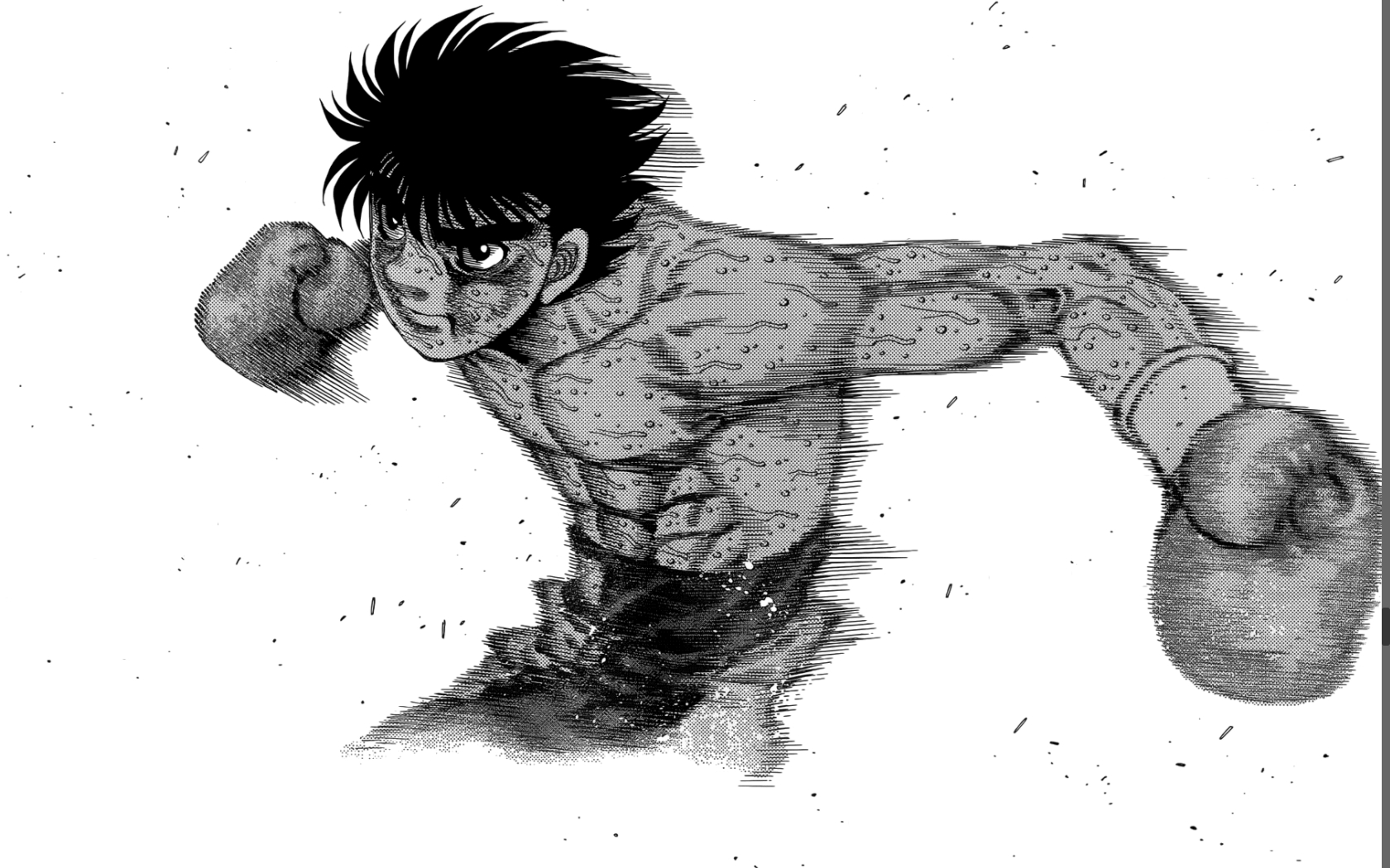 Hajime No Ippo Drawing - HD Wallpaper 