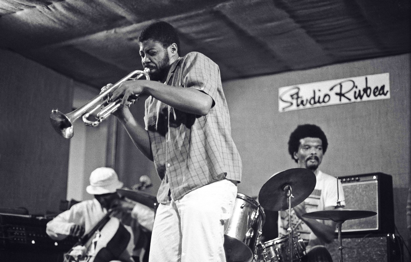 Photo Wallpaper Music, Scene, Jazz, Pipe, Cello, Drums, - Rashid Bakr Drums - HD Wallpaper 