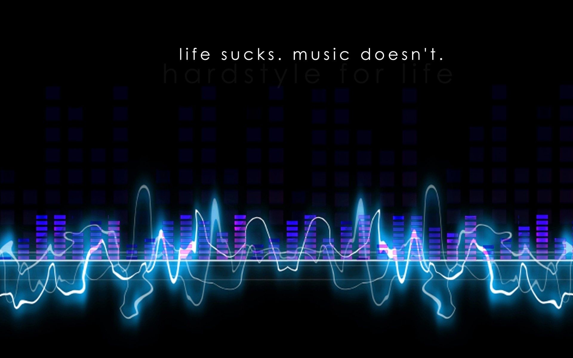 Equalizer Waveform Frequency Pulse Technology Intensity - Abstract Music Background - HD Wallpaper 