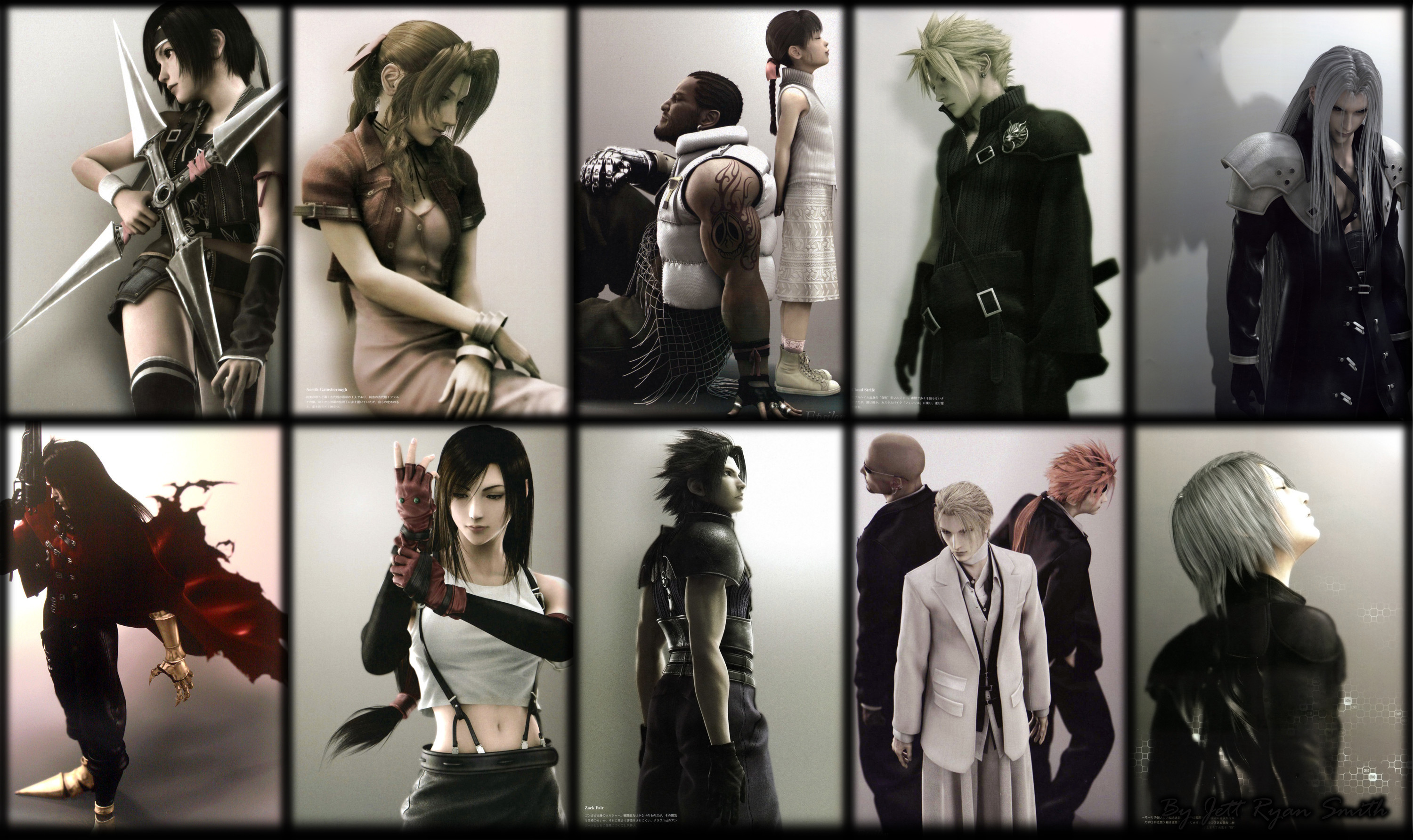 Wallpaper - Final Fantasy 7 Characters Hd - HD Wallpaper 