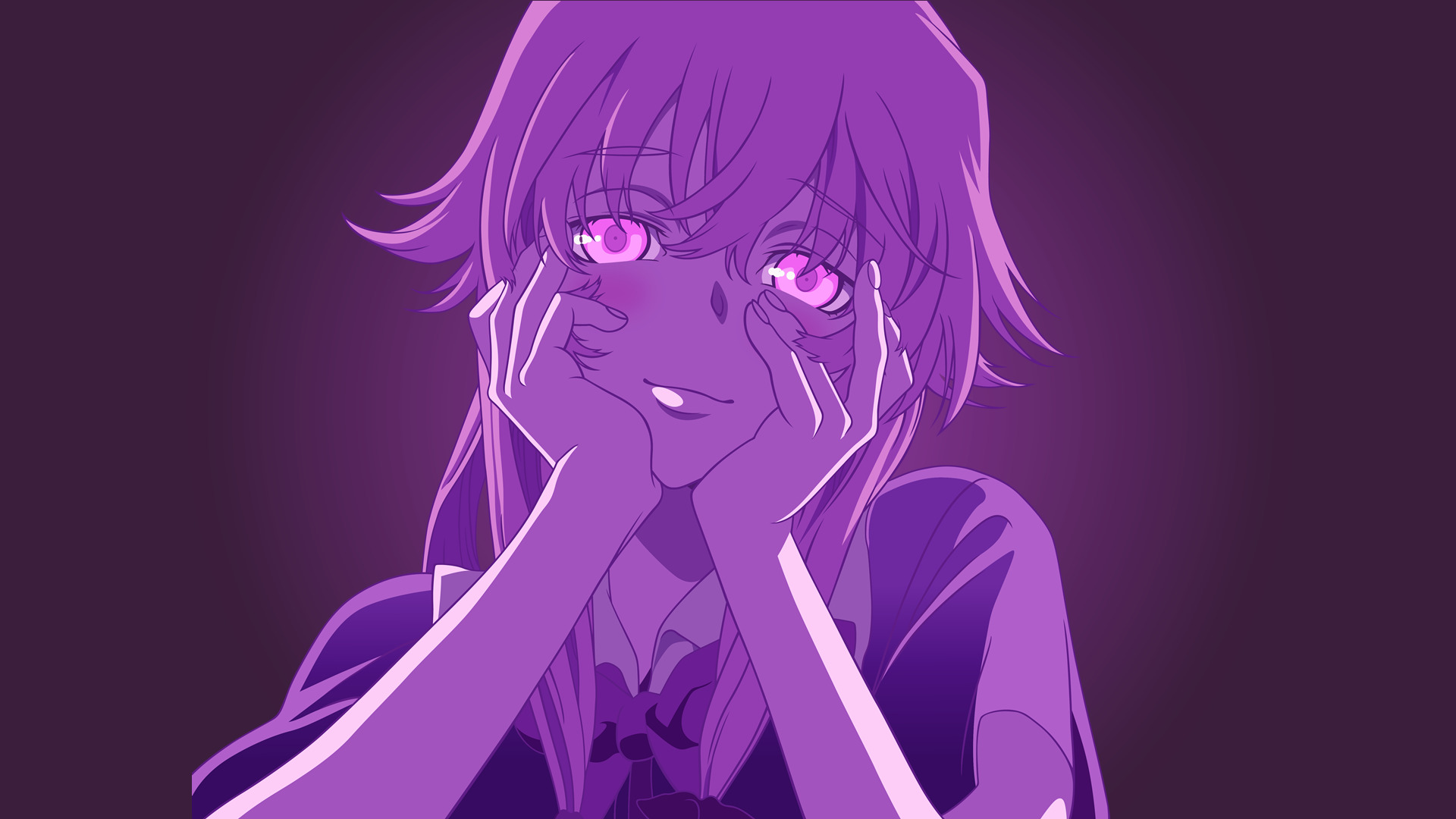 Mirai Nikki Yuno Gasai Yandere - HD Wallpaper 