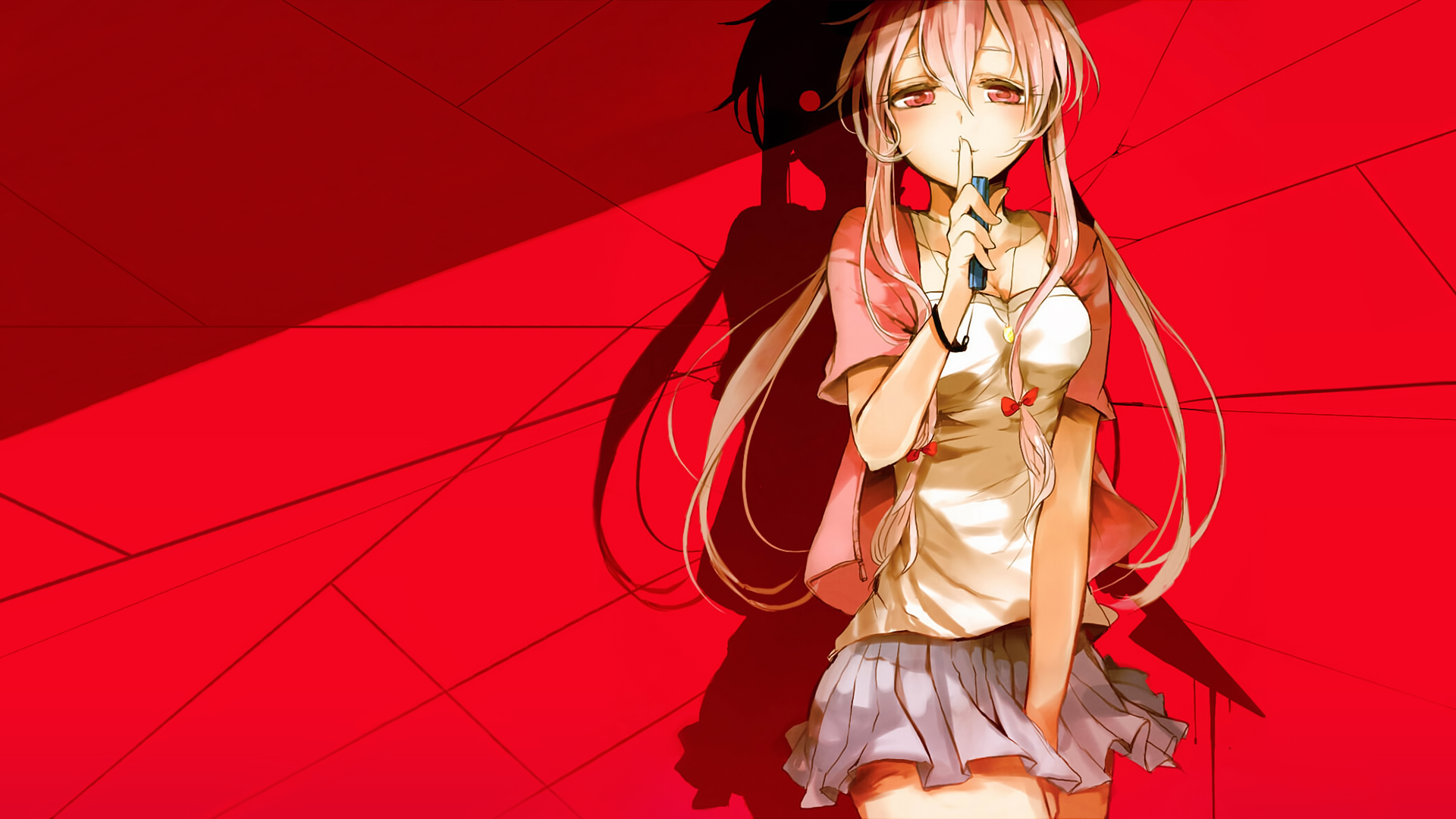 Anime Wallpaper Yuno Gasai - HD Wallpaper 