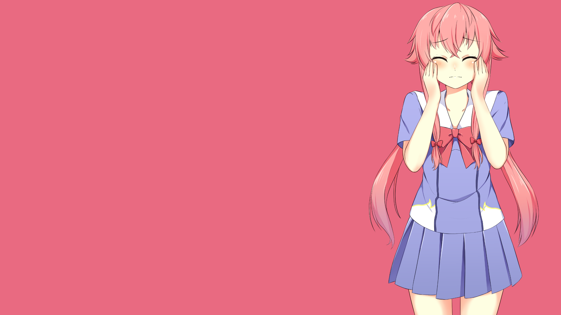 Yandere Pink - HD Wallpaper 