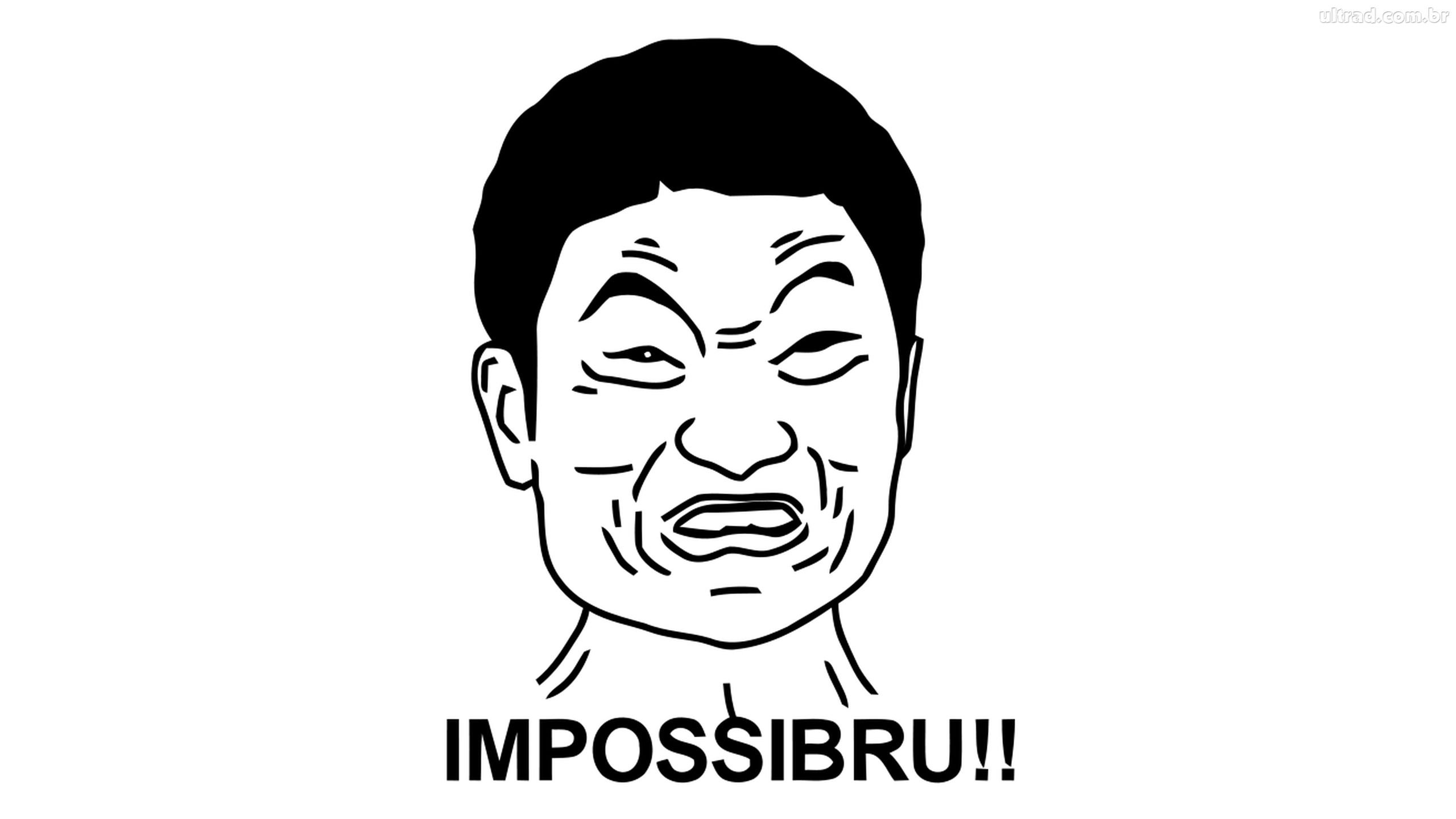 Wallpaper De Memes - Impossibru Meme Face - HD Wallpaper 