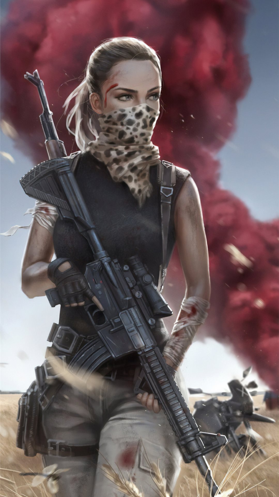 Pubg Mobile Wallpaper Girl - HD Wallpaper 