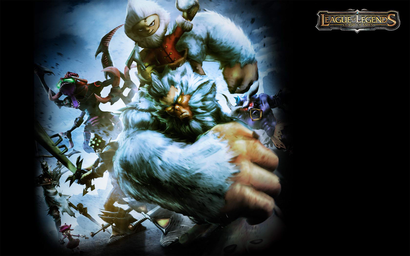 Yeti Rider Wide Wallpaper - League Of Legends - HD Wallpaper 