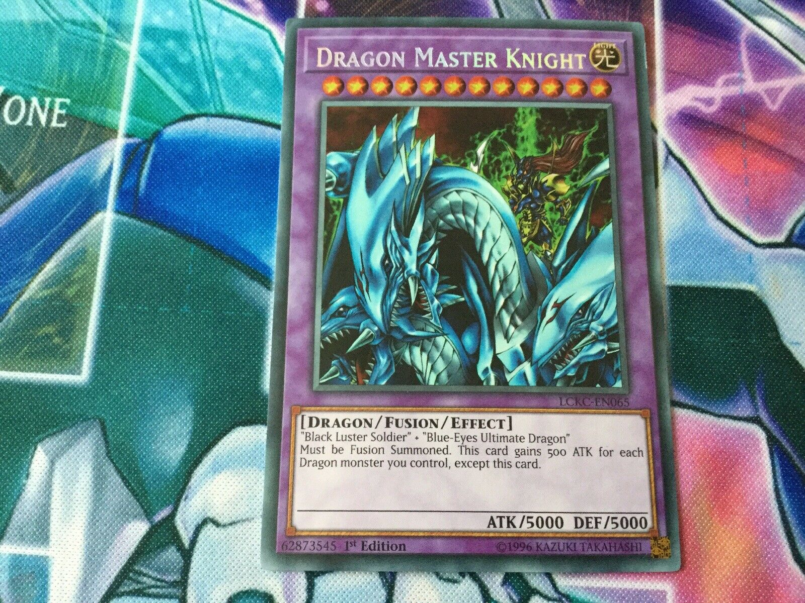 Dragon Master Knight Lckc-en065 New Yugioh Card Secret - Yugioh Dragon Master Knight - HD Wallpaper 