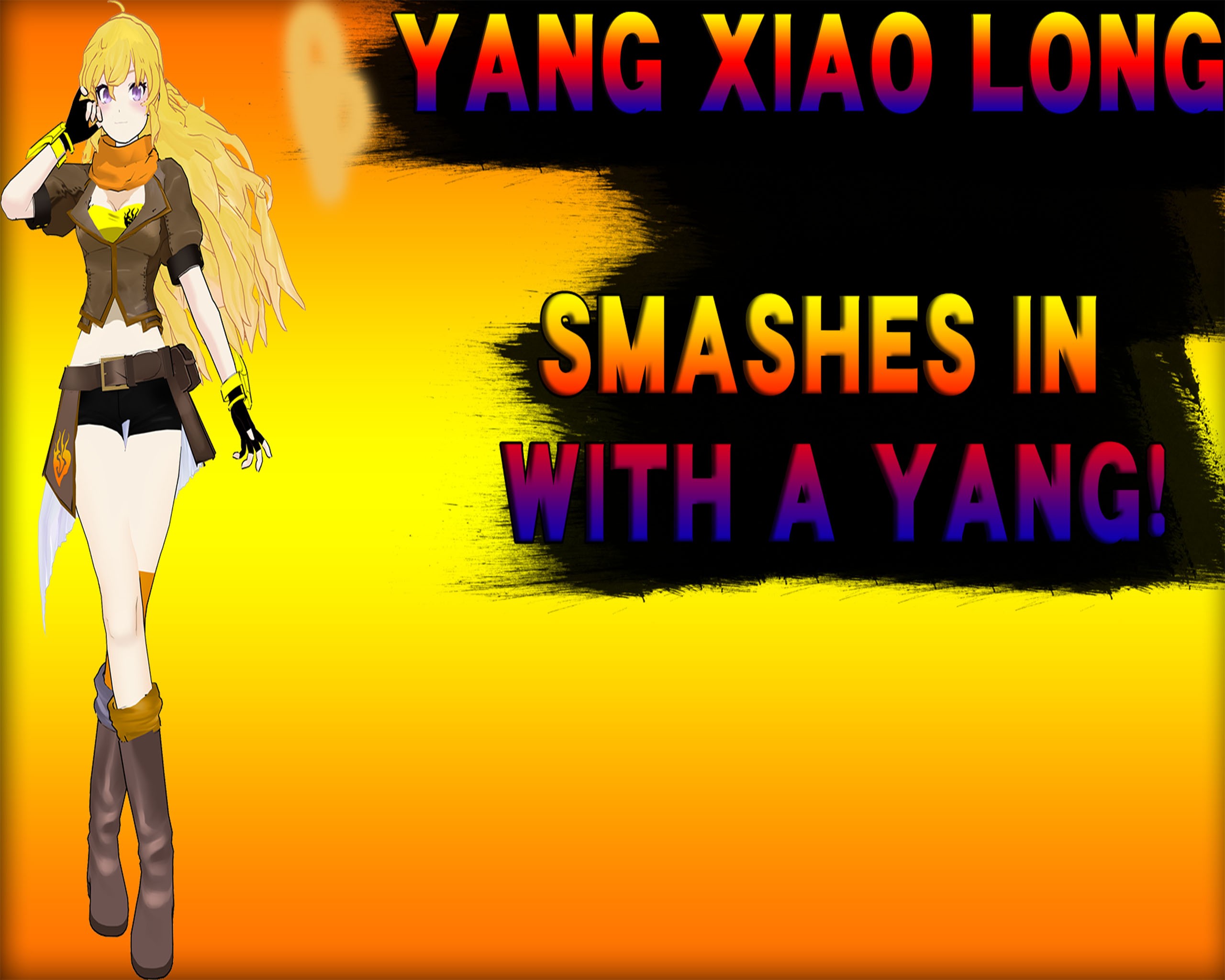 Yang Xiao Long Over Captain Falcon - HD Wallpaper 