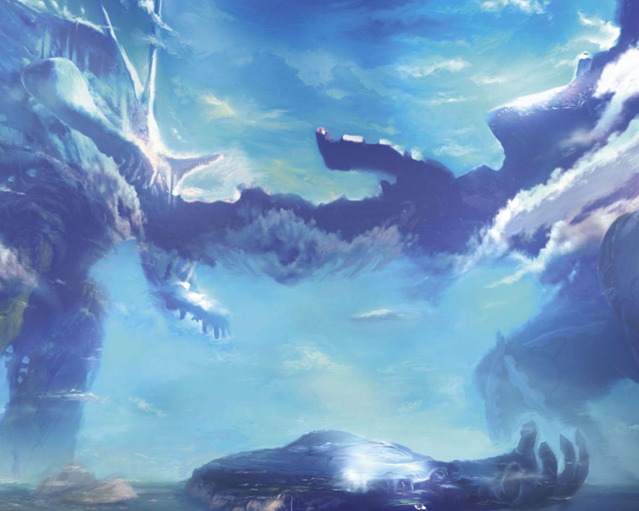 Xenoblade Chronicles - Bionis Mechonis - Xenoblade Chronicles Bionis Mechonis - HD Wallpaper 