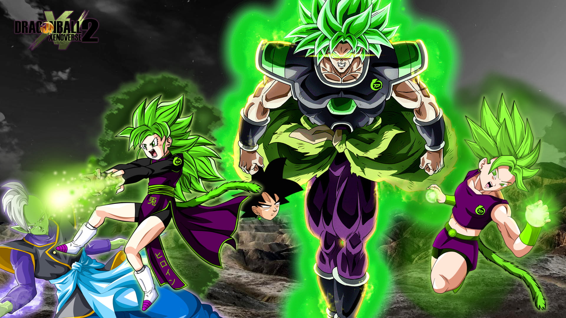 Broly Super Saiyan Green - HD Wallpaper 