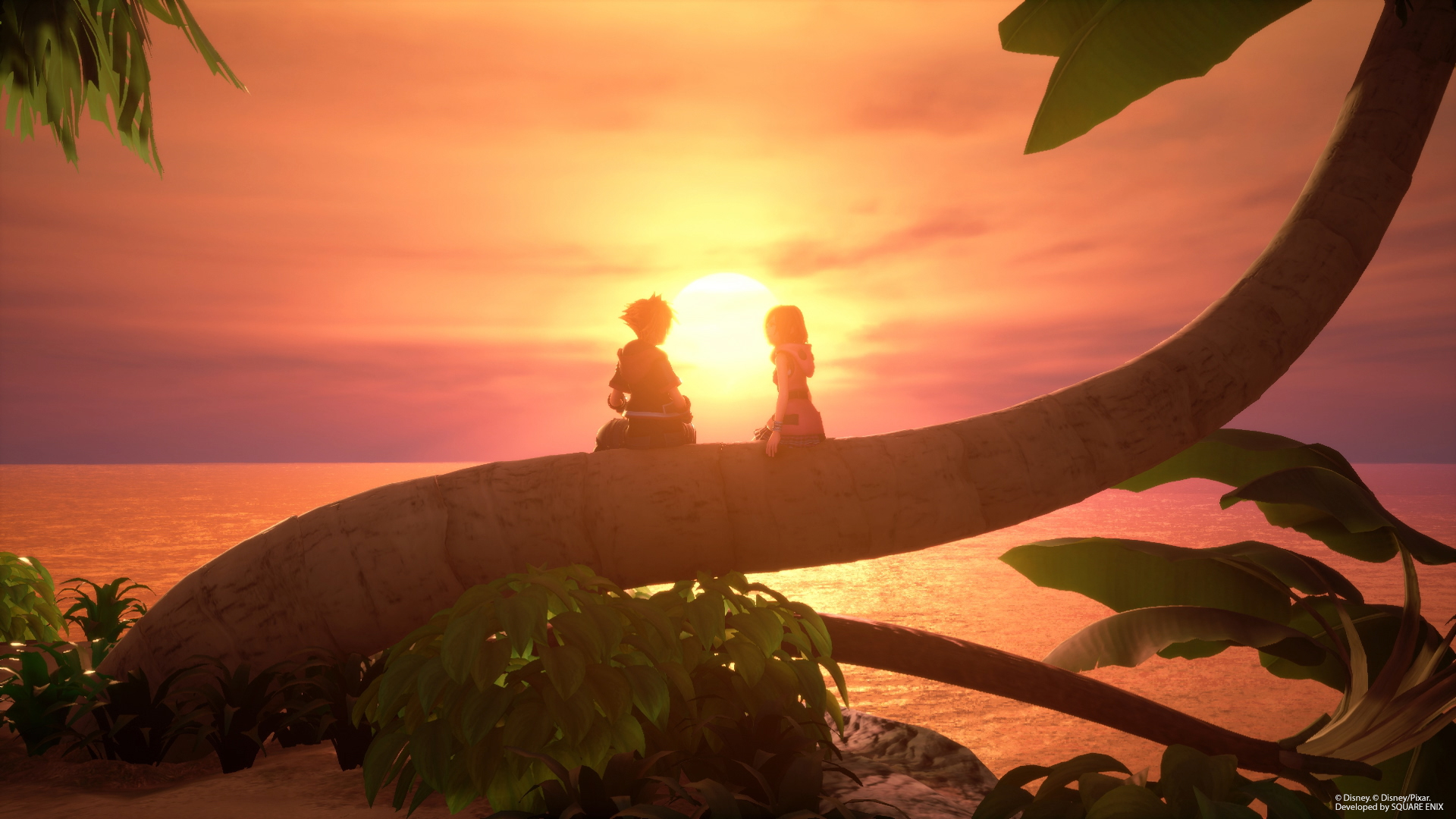 Kingdom Hearts 3 Sora Kairi - HD Wallpaper 