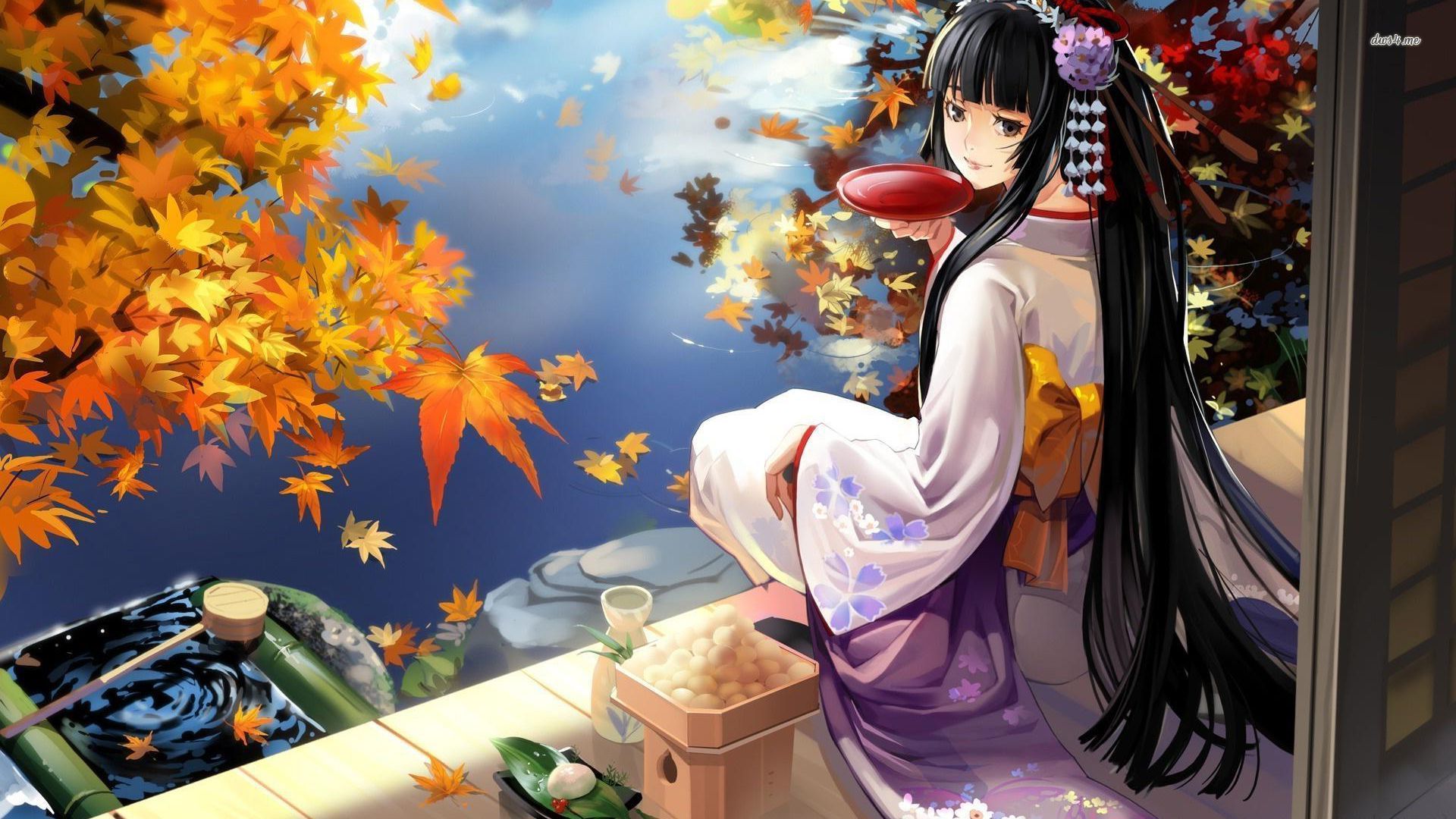 Long Hair Traditional Girl - HD Wallpaper 
